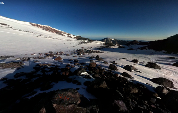 Mt. Elbrus, North Side – 3D view